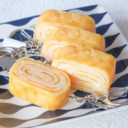 Fake Food / Japanese Omelet / Key Ring