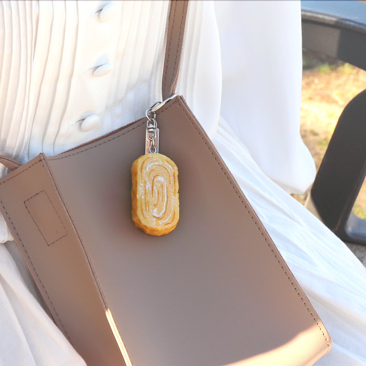 Fake Food / Japanese Omelet / Key Ring