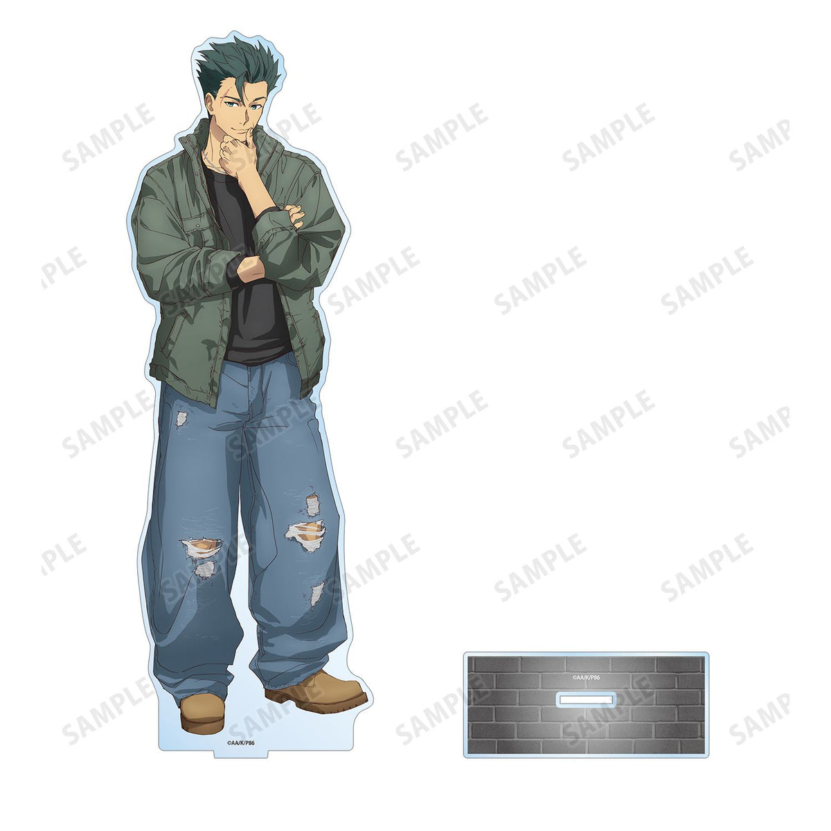 86 EIGHTY-SIX Original Illustration Street Fashion ver. Extra Large Acrylic Stand Raiden Shuga - arma bianca