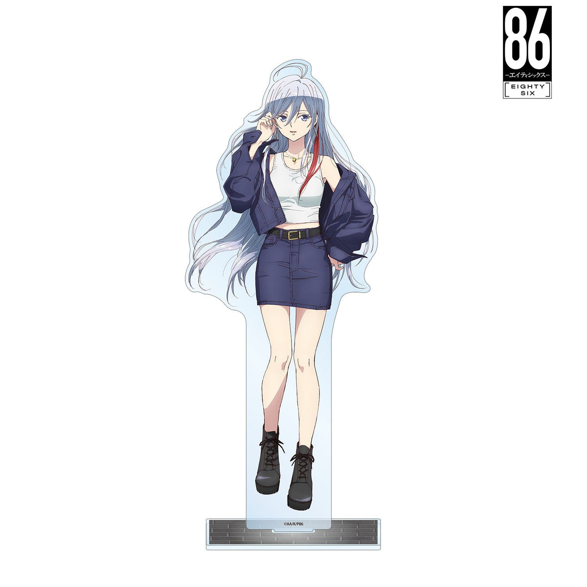 86 EIGHTY-SIX Original Illustration Street Fashion ver. Extra Large Acrylic Stand Vladilena Milizé - arma bianca