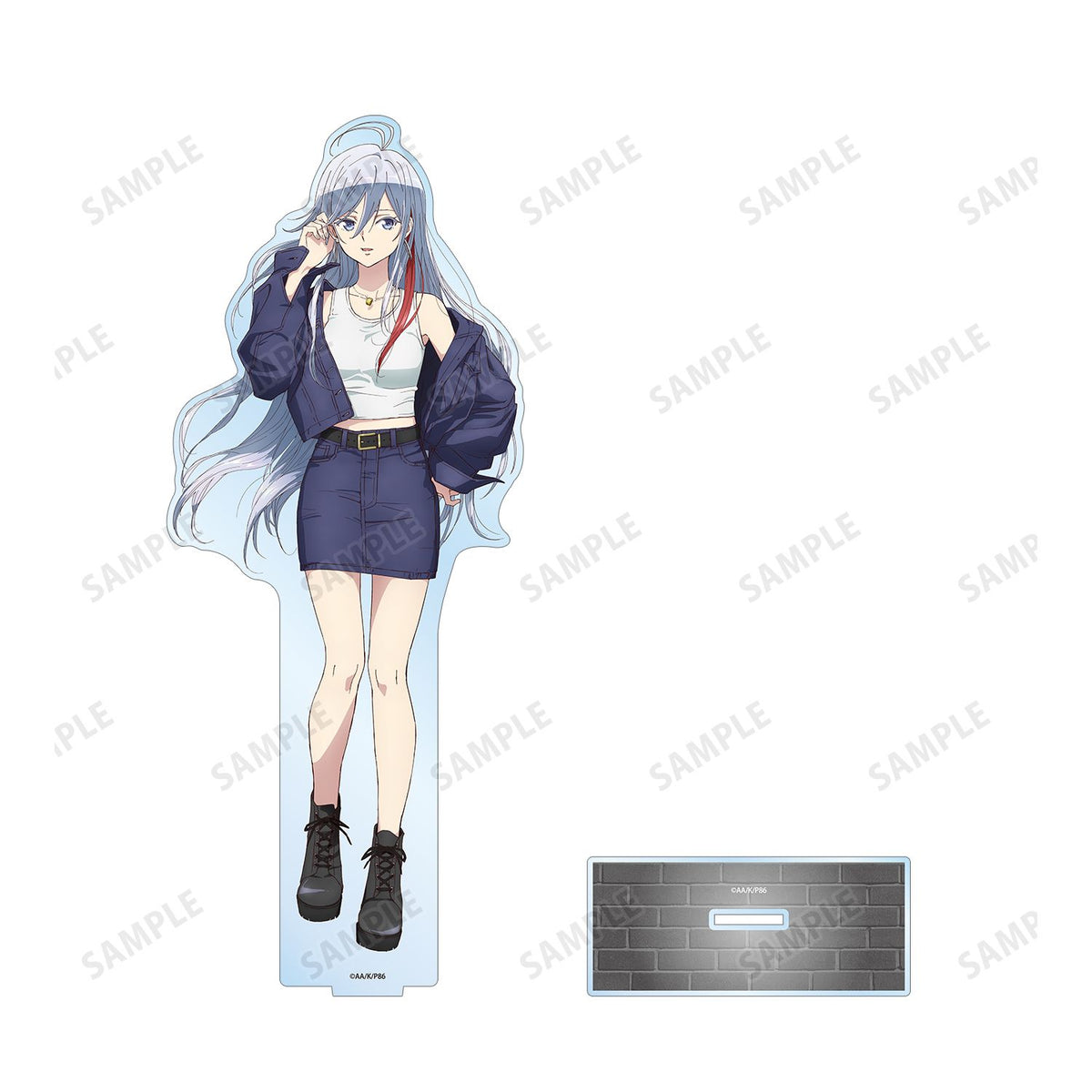 86 EIGHTY-SIX Original Illustration Street Fashion ver. Extra Large Acrylic Stand Vladilena Milizé - arma bianca