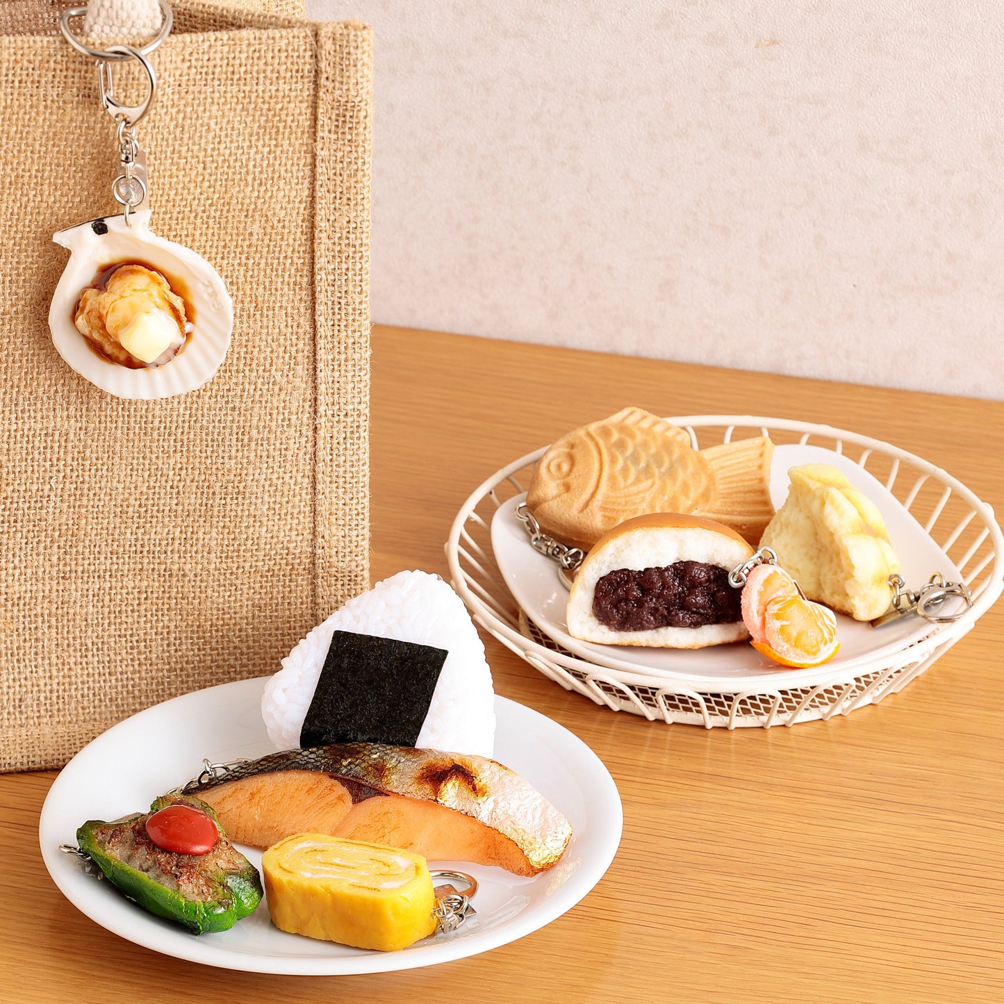 Fake Food / Japanese Omelet / Key Ring