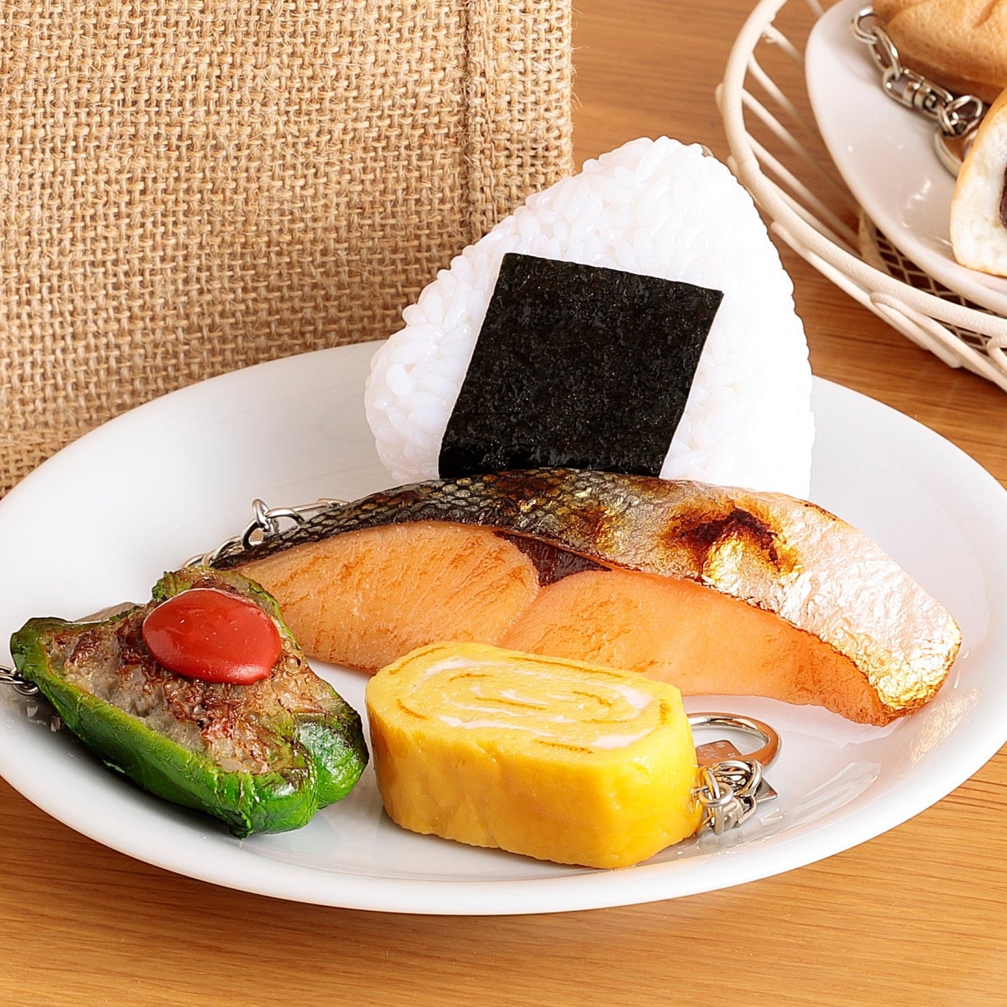 Fake Food / Japanese Omelet / Key Ring