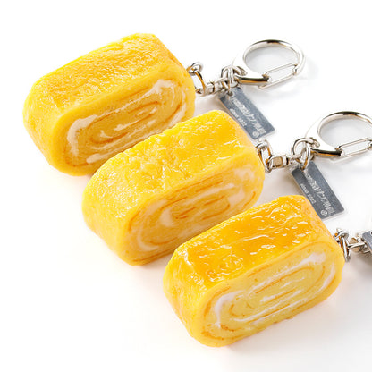 Fake Food / Japanese Omelet / Key Ring