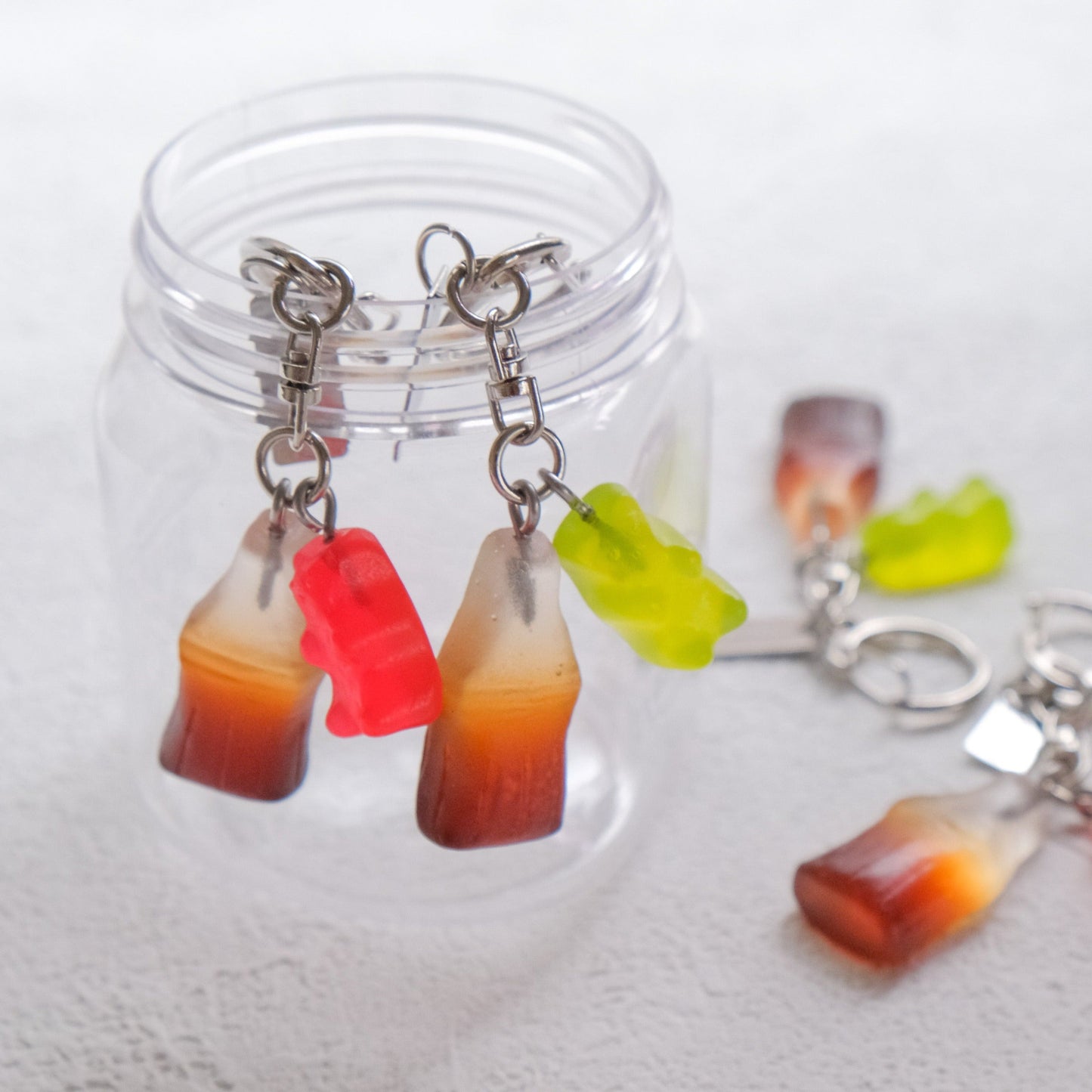 Fake Food / Gummy Green / Key Ring