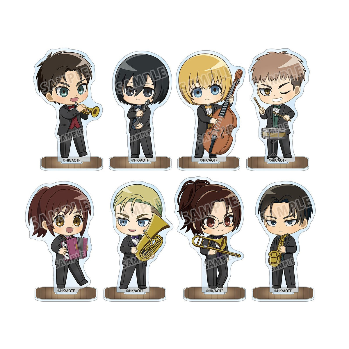 Attack on Titan Chibi Character Jazz ver. Trading Acrylic Stand - arma bianca