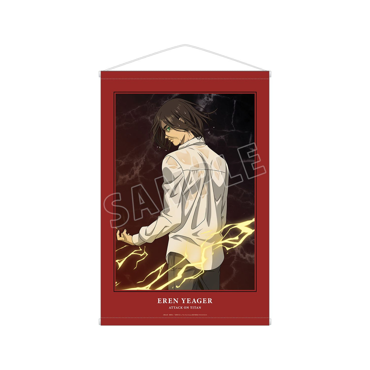 Attack on Titan Original Illustration Fighting Back ver. B2 Tapestry Eren - arma bianca