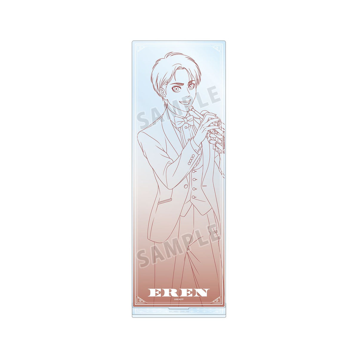 Attack on Titan Original Illustration Jazz Line Art ver. Extra Large Acrylic Stand Eren - arma bianca