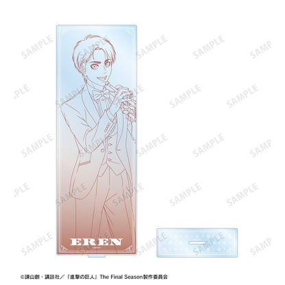 Attack on Titan Original Illustration Jazz Line Art ver. Extra Large Acrylic Stand Eren - arma bianca