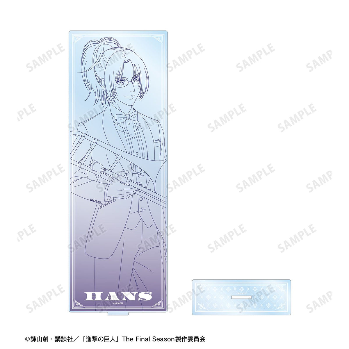 Attack on Titan Original Illustration Jazz Line Art ver. Extra Large Acrylic Stand Hange - arma bianca