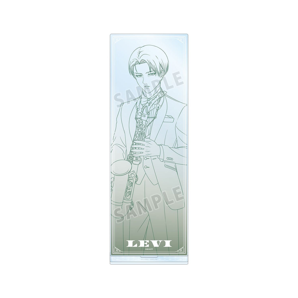 Attack on Titan Original Illustration Jazz Line Art ver. Extra Large Acrylic Stand Levi - arma bianca