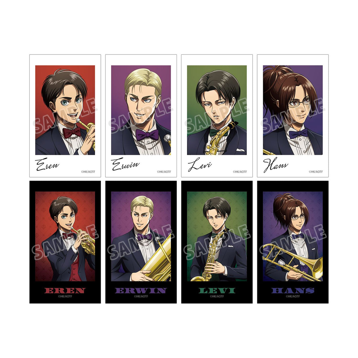 Attack on Titan Original Illustration Jazz ver. Trading Ani-Frame Card - arma bianca