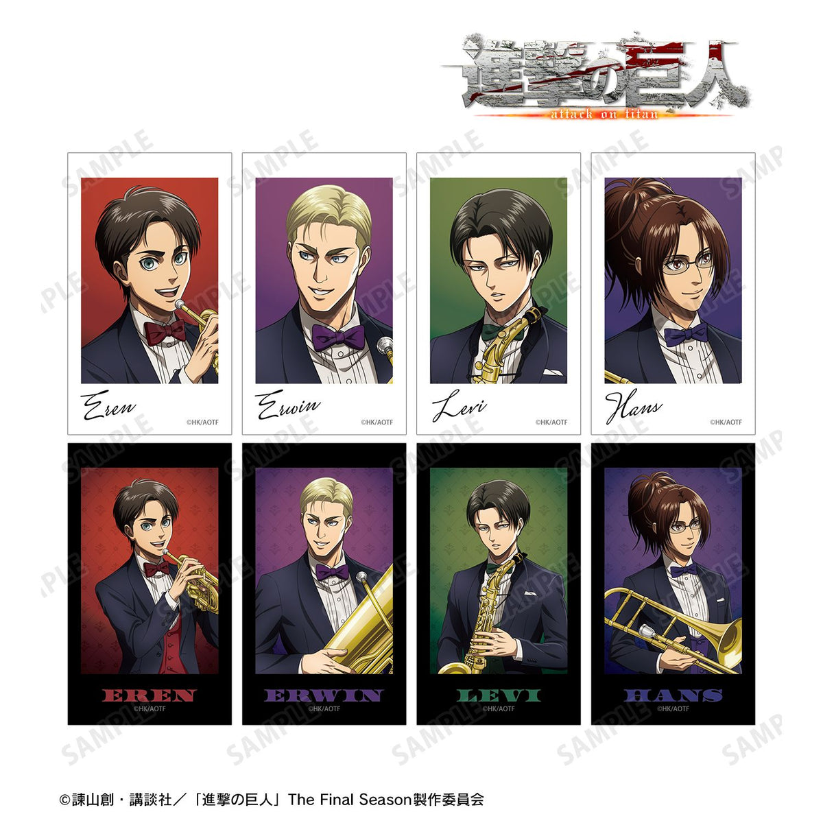 Attack on Titan Original Illustration Jazz ver. Trading Ani-Frame Card - arma bianca