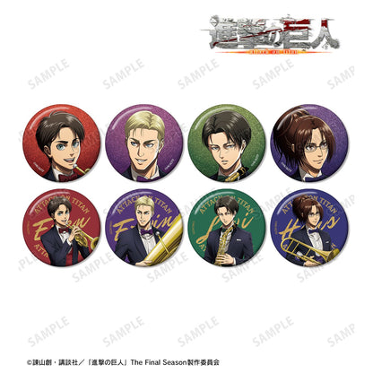 Attack on Titan Original Illustration Jazz ver. Trading Glitter Can Badge - arma bianca