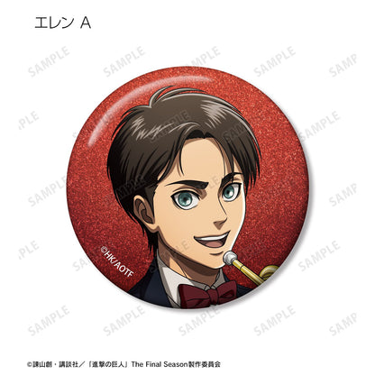 Attack on Titan Original Illustration Jazz ver. Trading Glitter Can Badge - arma bianca