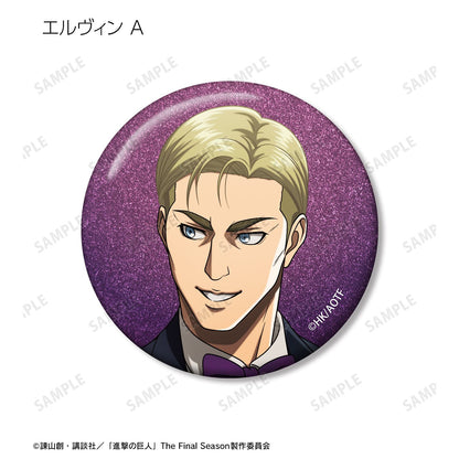 Attack on Titan Original Illustration Jazz ver. Trading Glitter Can Badge - arma bianca