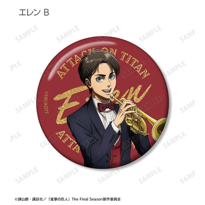 Attack on Titan Original Illustration Jazz ver. Trading Glitter Can Badge - arma bianca