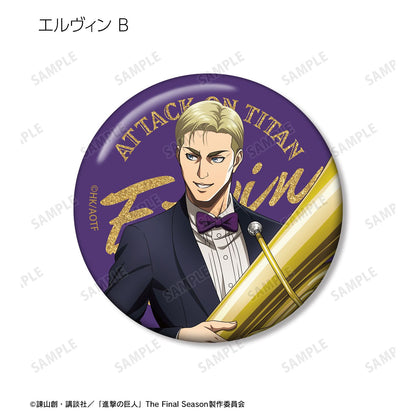 Attack on Titan Original Illustration Jazz ver. Trading Glitter Can Badge - arma bianca