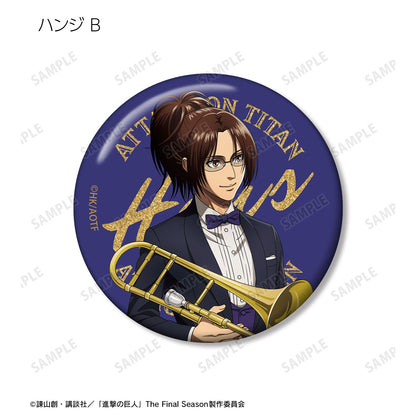 Attack on Titan Original Illustration Jazz ver. Trading Glitter Can Badge - arma bianca