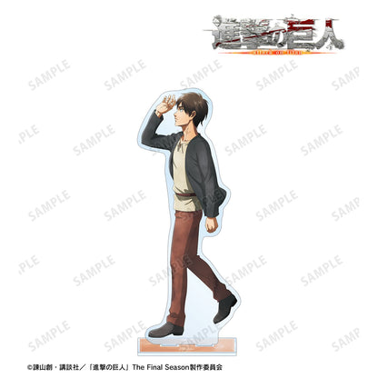 Attack on Titan Original Illustration Walk Watercolor Style ver. Extra Large Acrylic Stand Eren - arma bianca