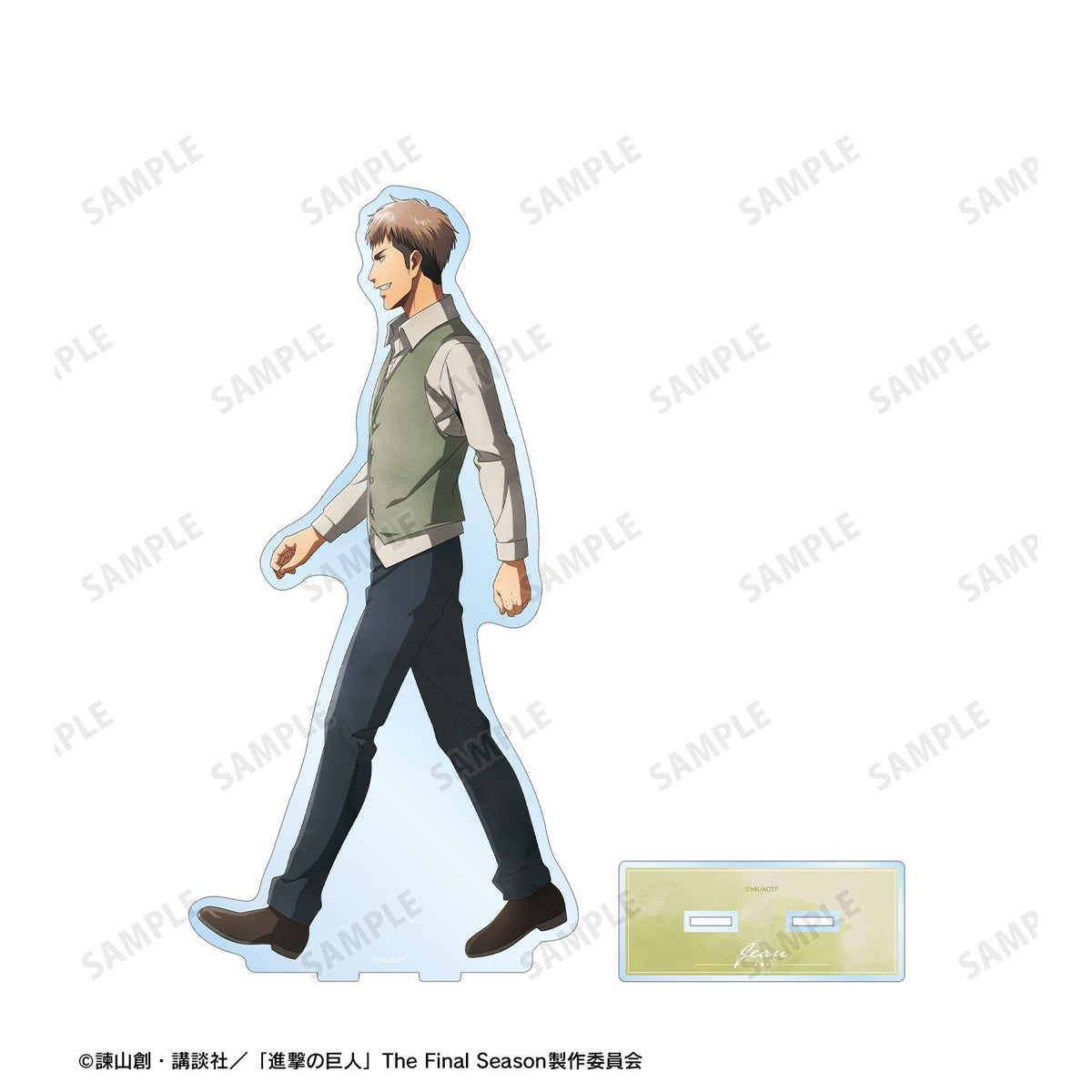 Attack on Titan Original Illustration Walk Watercolor Style ver. Extra Large Acrylic Stand Jean - arma bianca