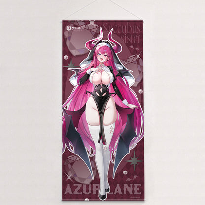 Azur Lane Original Illustration Succubus Sister Extra-Large Wall Scroll Mecklenburg - Key-th
