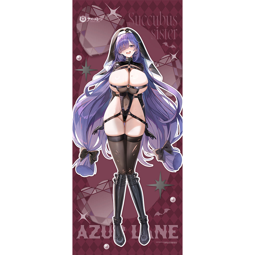 Azur Lane Original Illustration Succubus Sister Extra-Large Wall Scroll Mogador - Key-th