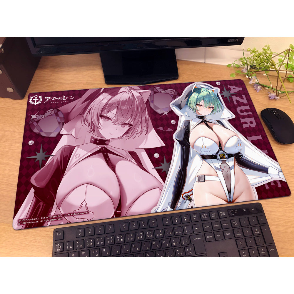 Azur Lane Original Illustration Succubus Sister Rubber Mat Admiral Nakhimov - Key-th