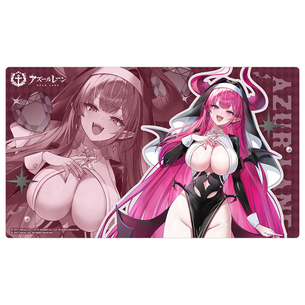Azur Lane Original Illustration Succubus Sister Rubber Mat Mecklenburg - Key-th
