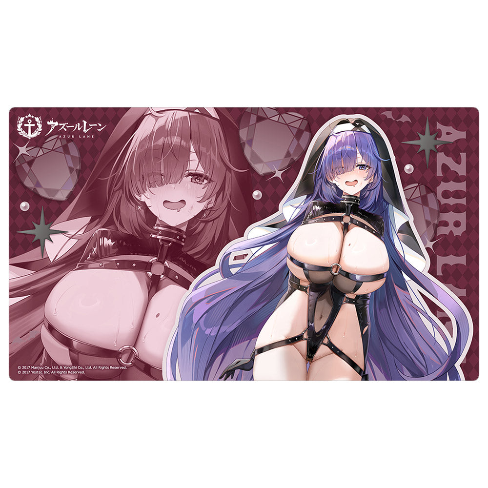 Azur Lane Original Illustration Succubus Sister Rubber Mat Mogador - Key-th