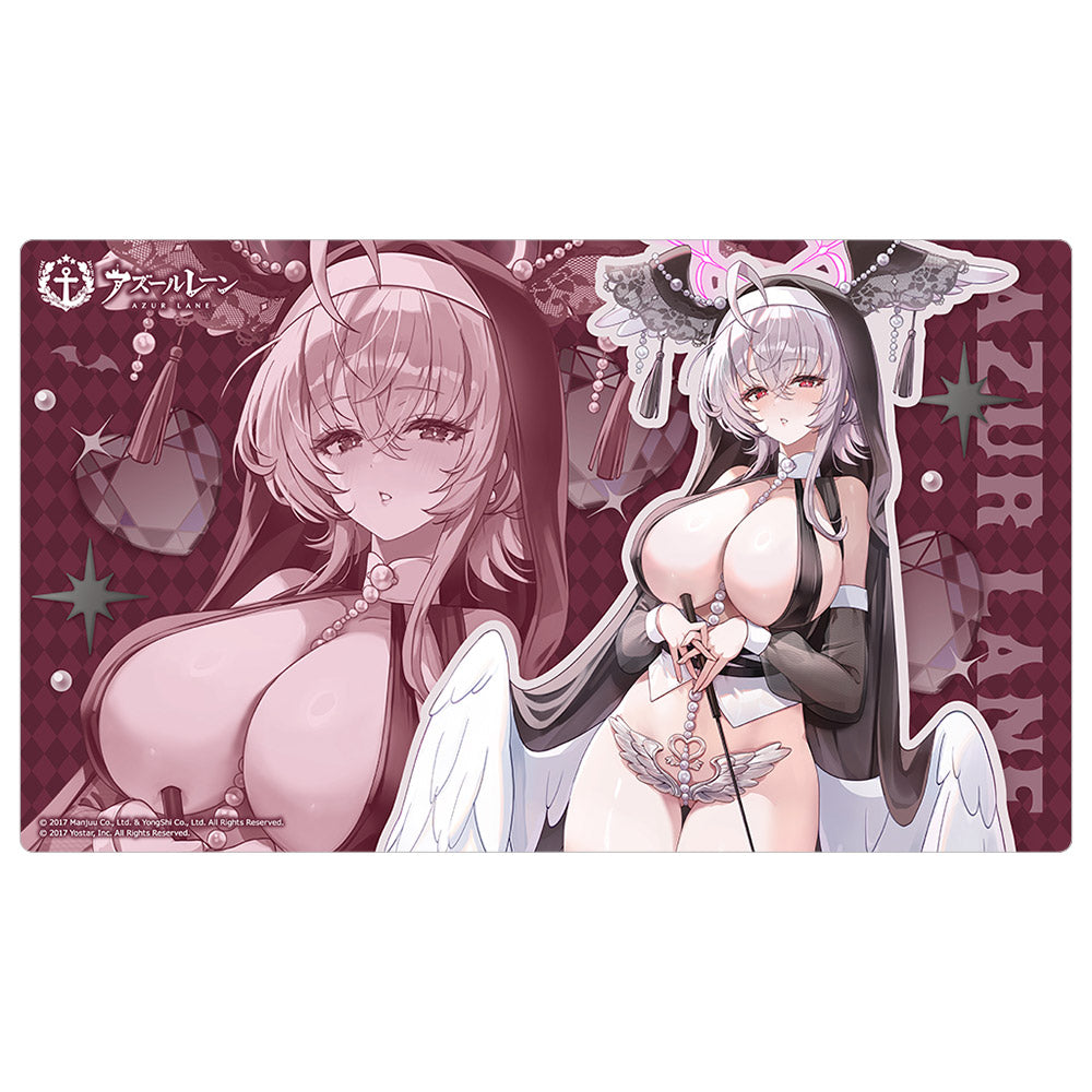 Azur Lane Original Illustration Succubus Sister Rubber Mat Pearl - Key-th