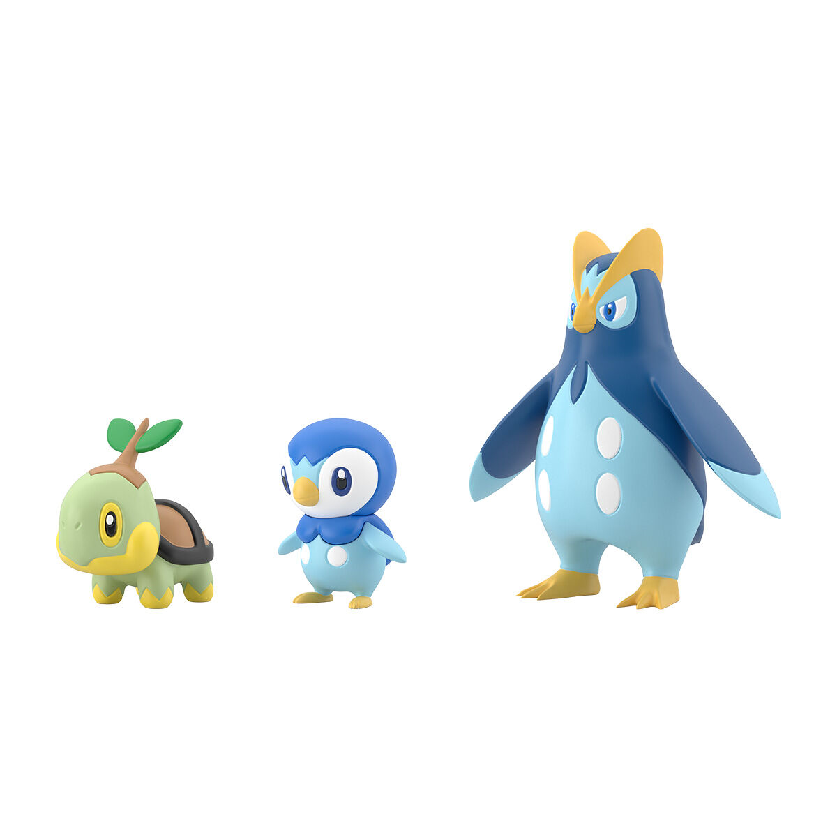 BANDAI Candy 19.Pokémon Scale World Sinnoh Region Naetoru & Pochama & Pottaishi (Pocket Monsters)