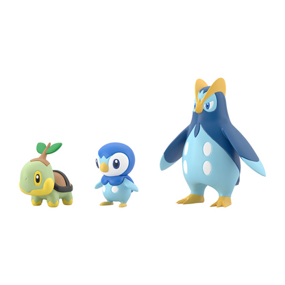 BANDAI Candy 19.Pokémon Scale World Sinnoh Region Naetoru & Pochama & Pottaishi (Pocket Monsters)