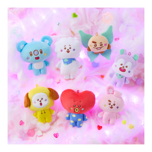 BANDAI Candy BT21 Fuwa Fuwa Mascot★4 (BT21)