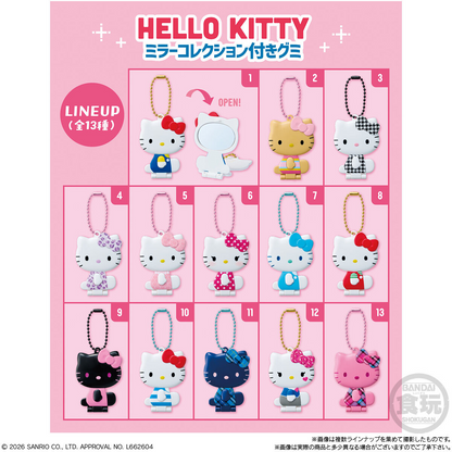 BANDAI Candy Hello Kitty Gummy with Mirror Collection (Sanrio Characters)