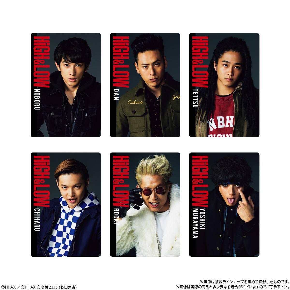 BANDAI Candy HiGH＆LOW 10th Anniversary Wafer