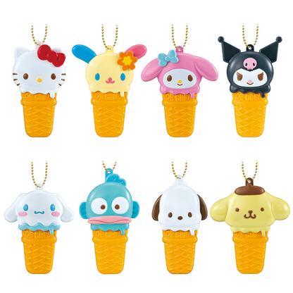 BANDAI Candy Ice-Cream Case Charm Sanrio Characters (Sanrio Characters)