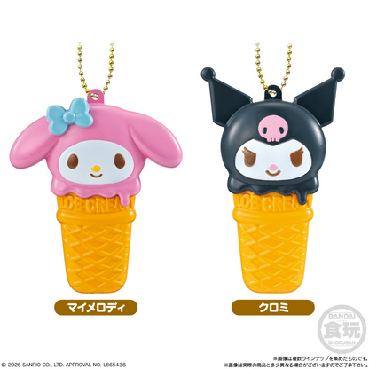 BANDAI Candy Ice-Cream Case Charm Sanrio Characters (Sanrio Characters)
