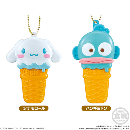 BANDAI Candy Ice-Cream Case Charm Sanrio Characters (Sanrio Characters)