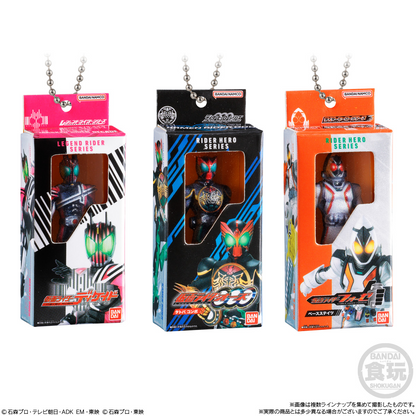 BANDAI Candy Kamen Rider Sofubi Package Charm 2 & Choco Biscuit (Kamen Rider)