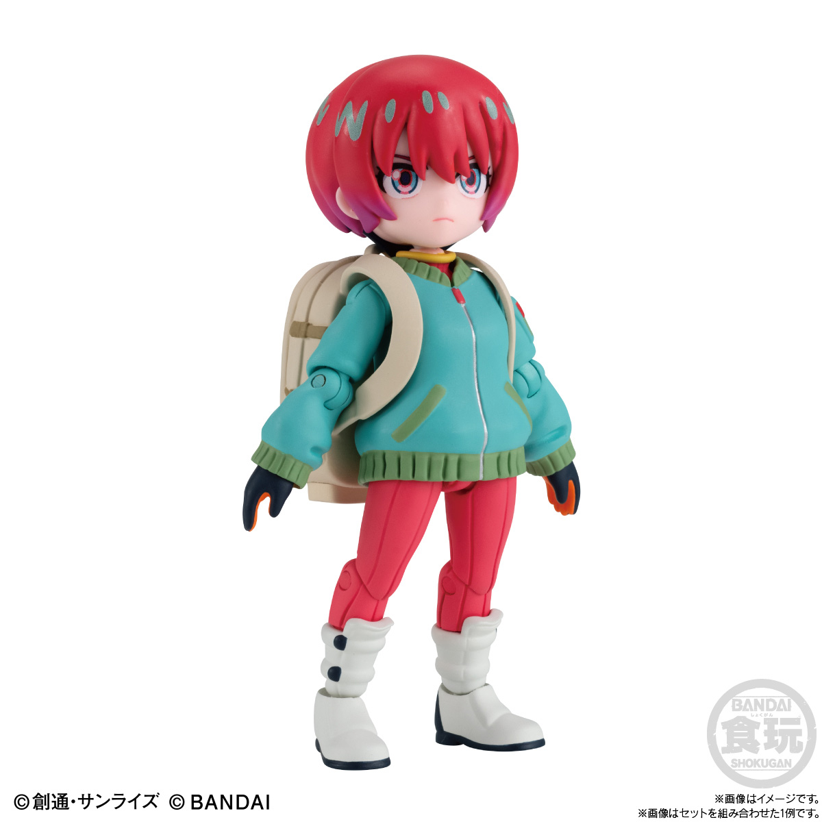 BANDAI Candy LINKTRAVELERS 'Mobile Suit Gundam GQuuuuuuX' world matching-coordinate set (Mobile Suit Gundam)