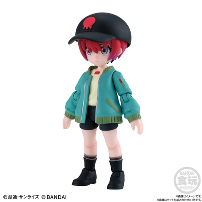BANDAI Candy LINKTRAVELERS 'Mobile Suit Gundam GQuuuuuuX' world matching-coordinate set (Mobile Suit Gundam)