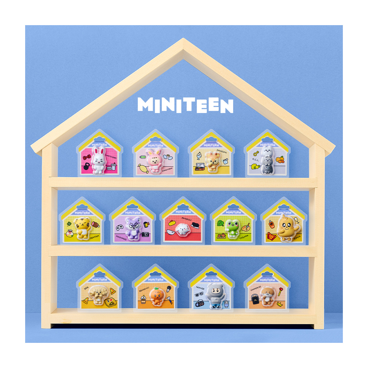 BANDAI Candy MINITEEN Package Charm & Gummies