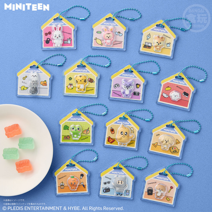 BANDAI Candy MINITEEN Package Charm & Gummies