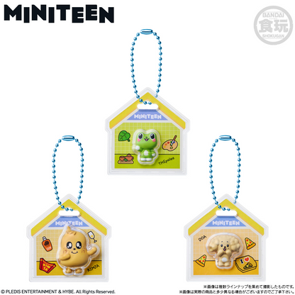 BANDAI Candy MINITEEN Package Charm & Gummies