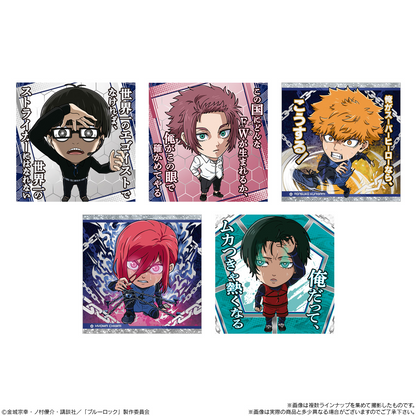 BANDAI Candy Nformation Blue Lock Sticker Wafer