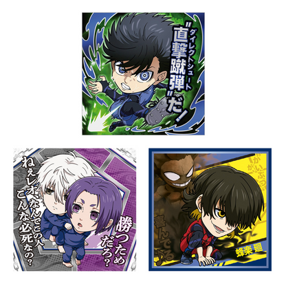 BANDAI Candy Nformation Blue Lock Sticker Wafer
