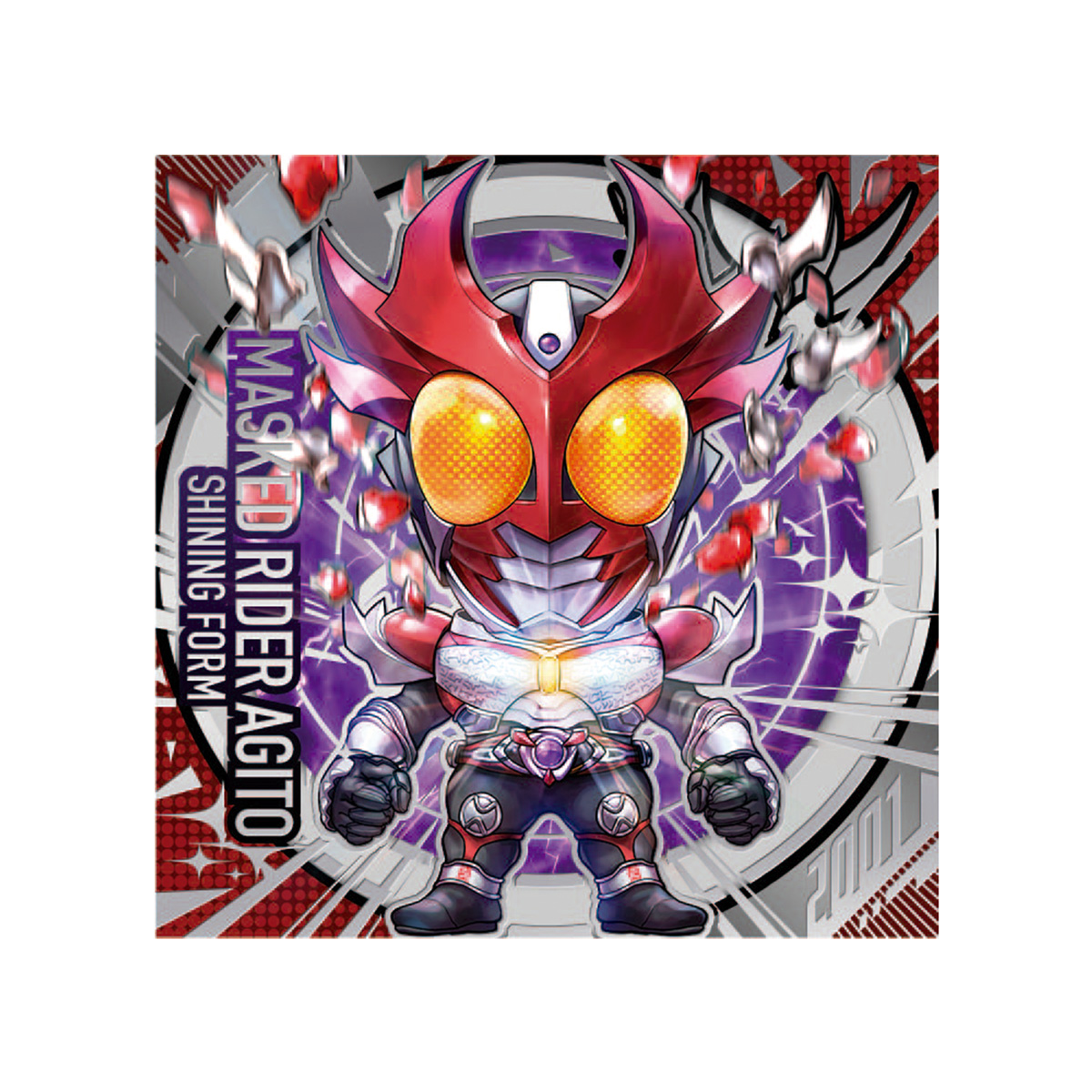 BANDAI Candy Niformation Kamen Rider Series Sticker Wafer Vol.5 (Kamen Rider)