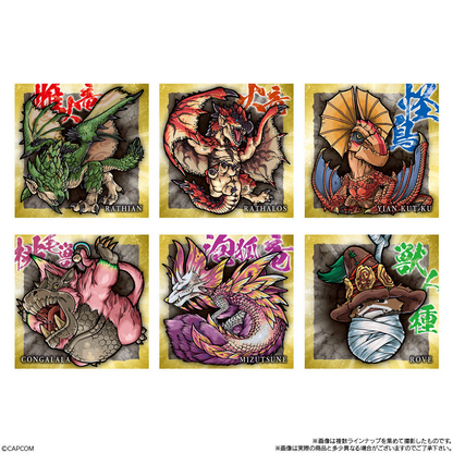 BANDAI Candy Niformation Monster Hunter Seal Wafer