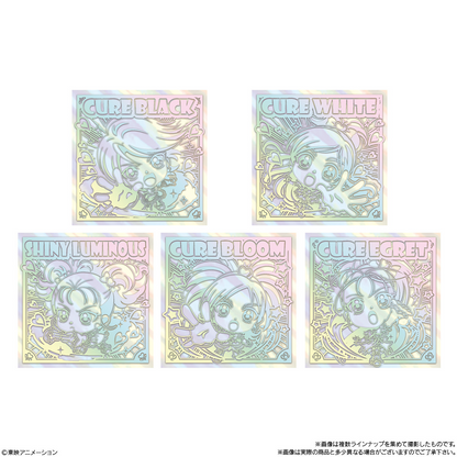 PRETTY CURE All-Stars Niformation Sticker Wafer 4 - BANDAI Candy